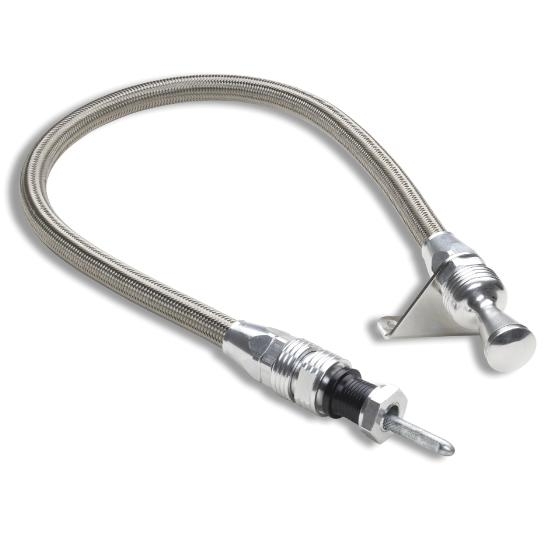 Lokar 1211144-36 TH350-TH400 Anchor-Tight Lock Trans Dipstick, Brite