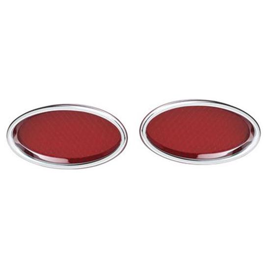Lokar TL-1910 Chromed Billet Oval LED Tail Lights, 2-3/4 x 5-1/2 Inch