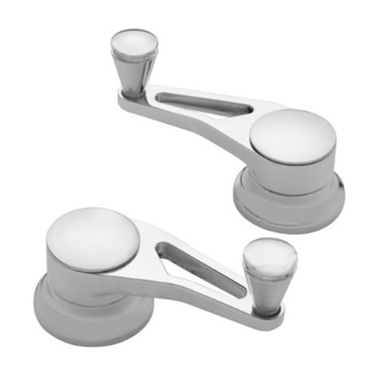 Lokar IDH-2021 Polished Billet Alum Vent Window Crank, GM, Ford 49-Up