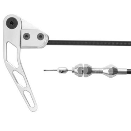 Lokar HR-1100U Hood Release Cable Kit, Black Housing