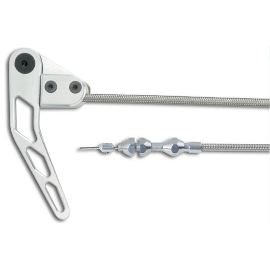Lokar HR-1100HT Hood Release Cable Kit, Stainless Housing