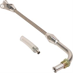 Lokar TD-30C4TMPAN Ford C4 Transmission Shorty Dipstick, Pan Style