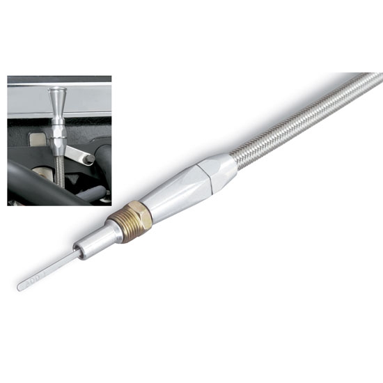 Lokar ED-5005 Flexible Engine Dipstick, 351 Ford, Screw Into Pan Style