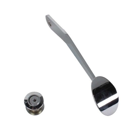 Lokar DBW-6070 Chrome Drive-By-Wire Spoon Pedal Arm for DBW Throttle