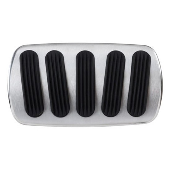 Lokar BAG-6138 55-57 Chevy Curved XL Non-Power Alum Brake Pedal Pad