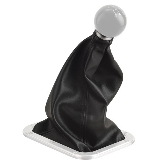 Lokar 70-BAF2 Hi-Top Rect Shifter Boot w/ 3/8 Inch - 16 Threaded Bezel