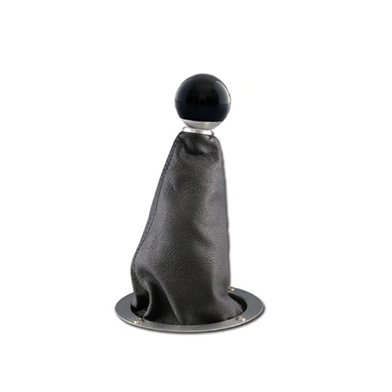 Lokar 70-BAR1 Hi-Top Round Shifter Boot w/ 3/8 Inch-24 Threaded Bezel
