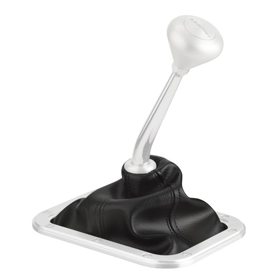 Lokar 70-CF3 Deluxe Top Shift Chrome Bezel, Rectangular Boot, 5/8 Inch