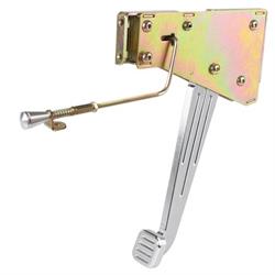 Lokar EFB-9000 Under Dash Emergency Brake Foot Pedal, Brushed Aluminum
