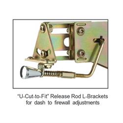 Lokar EFB-9001 Brushed Billet Aluminum Under Dash E-Brake Assembly
