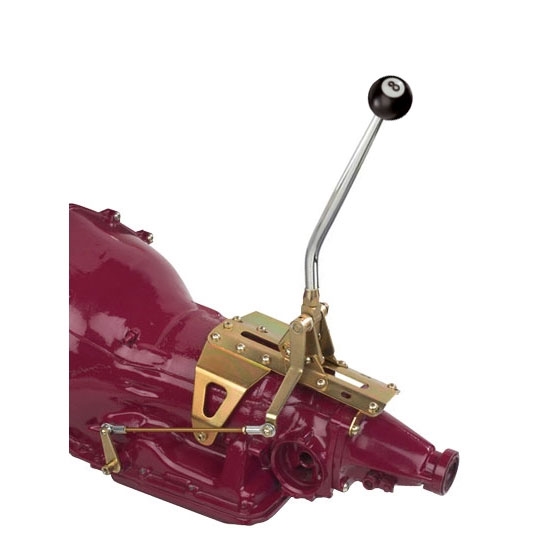 Lokar ATS6400D8 Auto Trans Shifter, GM TH-400, 10 Inch, 8-Ball Knob