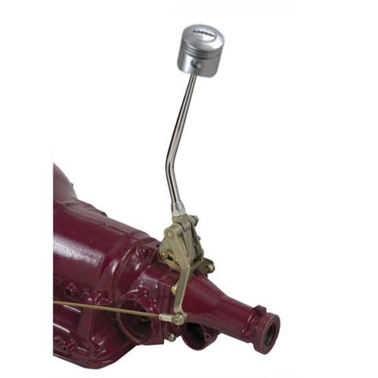 Lokar ATS64L60ECTMP Trans Shifter, 4L60E, 12 In., Tailmnt, Piston Knob