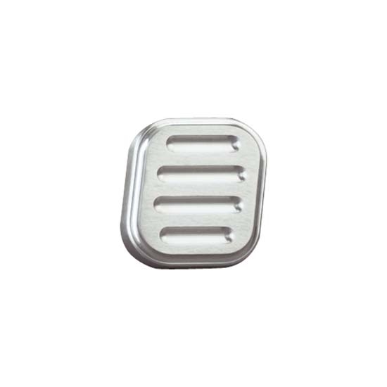 Lokar BAG-6003 Billet Alum Dimmer Switch Cover, Ball-Milled, Brushed