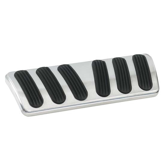 Lokar BAG-6143 1968-72 Nova Billet Alum Curved Auto Brake Pad w/Rubber