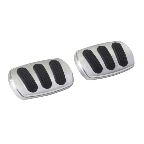 Lokar BAG-6185 1966-77 Ford Bronco Billet Alum Man Brake/Clutch Pedals