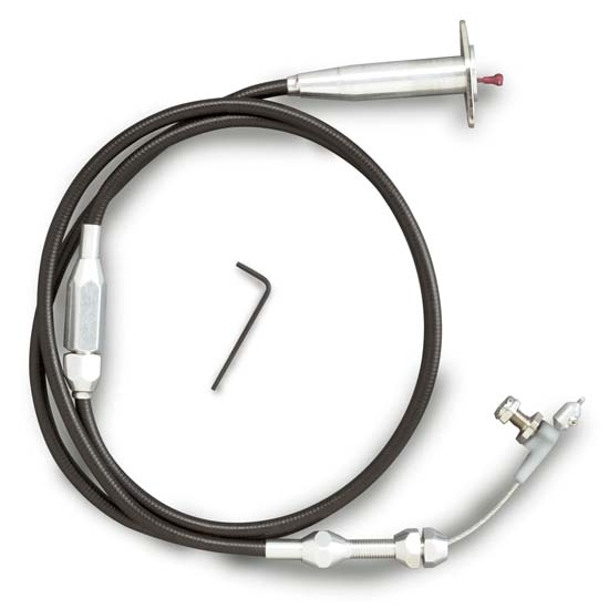 Lokar CC-1602U Tuned-Port Cruise Control Cable, Black