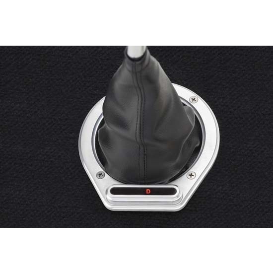 Lokar CINB-1731 Horiz. Round LED Boot Indicator w/Boot, GM/Ford/Mopar