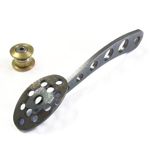Lokar DBW-6154 Drive-by-Wire Lakester Steel Throttle Pedal, Raw