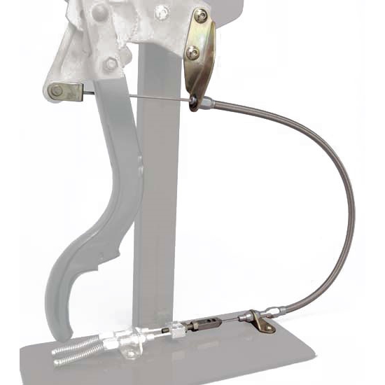 Lokar EC-8003HT E-Hand-Brake Connector Cable, 39-48 Chevy, Stainless