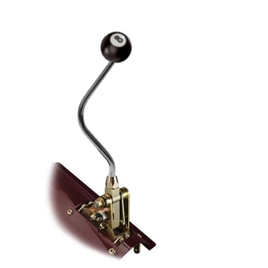 Lokar FMS64L60EG8 Floor Mount Trans Shifter, 4L60E, 16 In, 8-Ball Knob