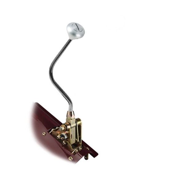 Lokar FMS64L60GM Floor Mount Trans Shifter, GM 4L60, 16 Inch, Mushroom
