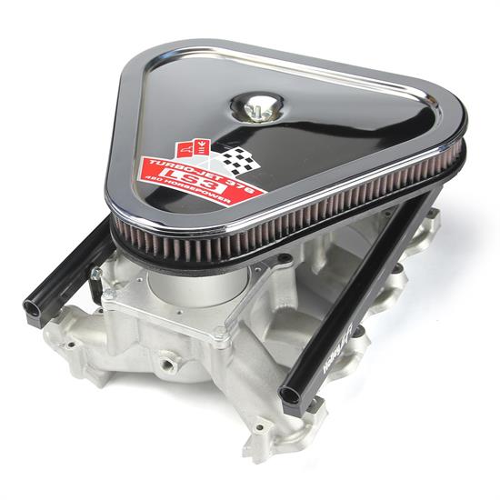 LS Classic Series GMLS3003 Tri-Power Style Intake Cathedral Heads