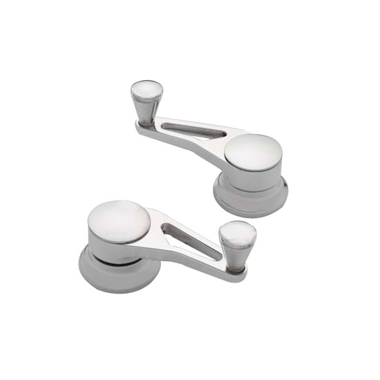 Lokar IDH-2023 Polished Billet Alum Vent Window Cranks, Ford Pre-1949