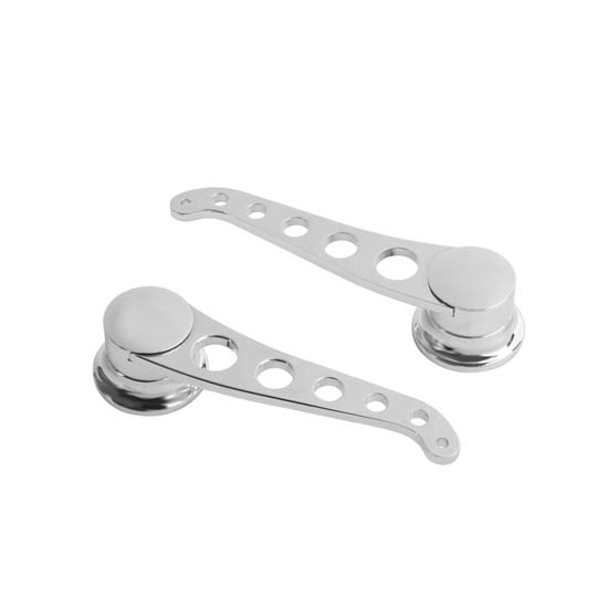 Lokar IDH-2024 Lakester Chromed Steel Door Handles, GM Pre-1949, Pair