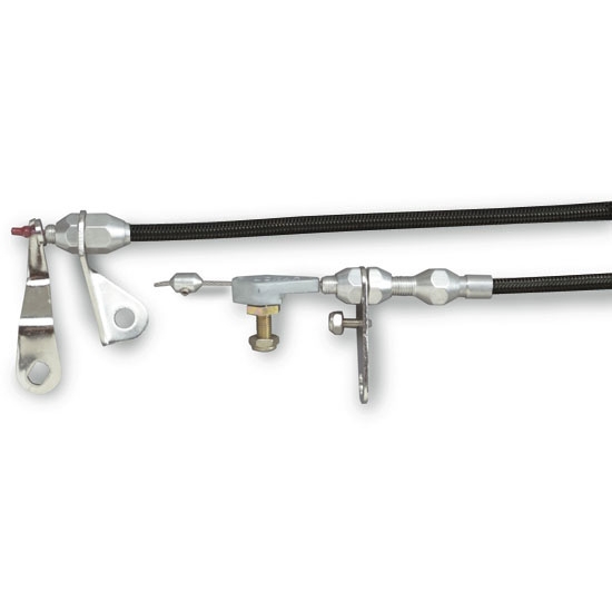 Lokar KDP-20C4U Polished Ford C-4 Trans Universal Kickdown Cable Kit