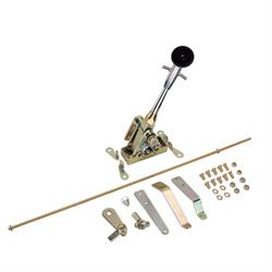 Speedway/Lokar 6 In Straight Muscle Car Shifter, TH350/TH400, Blk