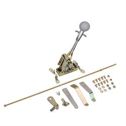 Speedway/Lokar 6 In Straight Muscle Shifter, TH350/TH400, White