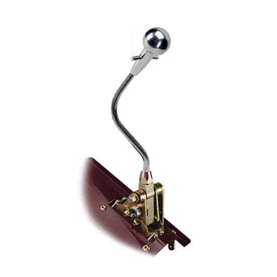 Speedway/Lokar 16 In Bench Bend Muscle Shifter, Powerglide, Brite