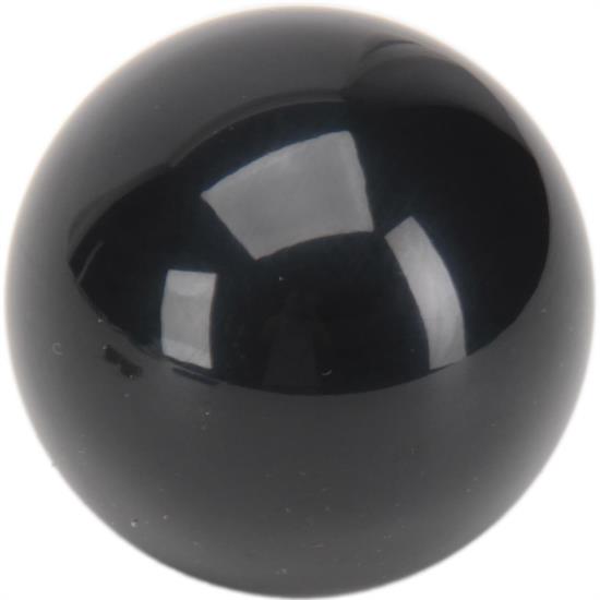 Lokar SK-6884 2-1/4 Inch Plain Black Shift Knob, 3/8-24, 3/8-16 Thread