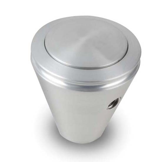 Lokar SK-6910 Auto Trans Shifter Knob, Polished Lokar Plain Button