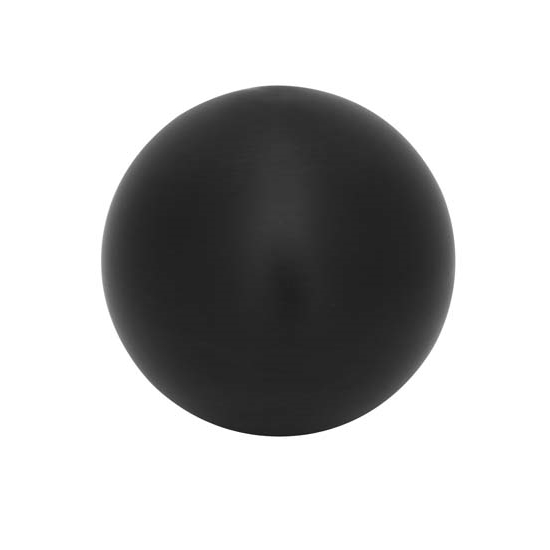 Lokar SK-6913 Auto Trans 2 Inch Solid Round Shifter Knob, Black 3/8 Inch-24