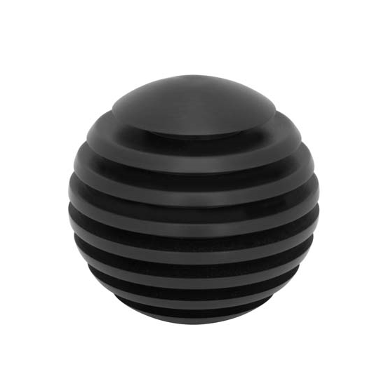 Lokar SK-6916 Auto Trans 2 Inch Venetian Shifter Knob, Black 3/8 Inch-24