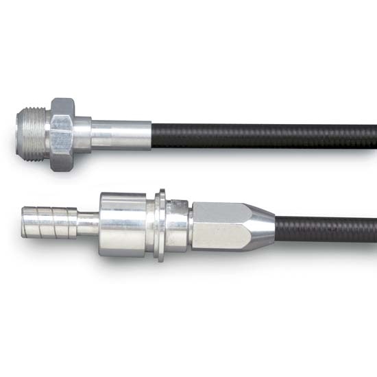 Lokar SP-1506U Early Ford Speedo Cable Kit w/Ford End, Black Housing