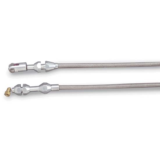 Lokar TCP-1000TPV Polished 36 Inch Vortec Hi-Tech Throttle Cable