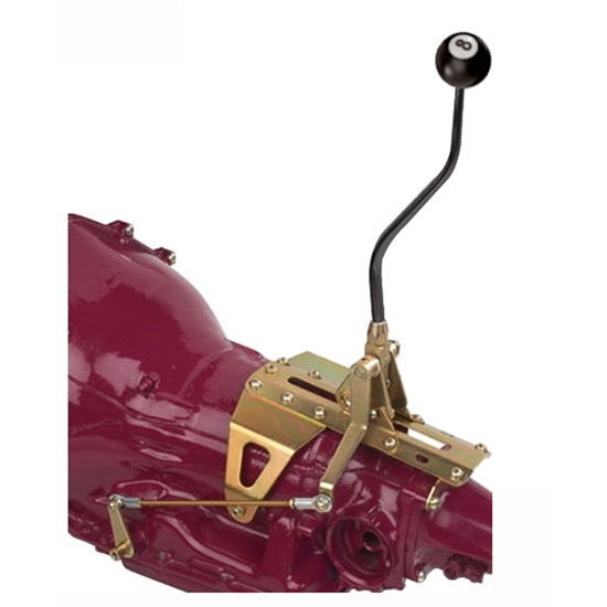 Lokar XATS60C6AN8 Midnight Series Trans Shifter, C-6, 23 Inch, 8-Ball