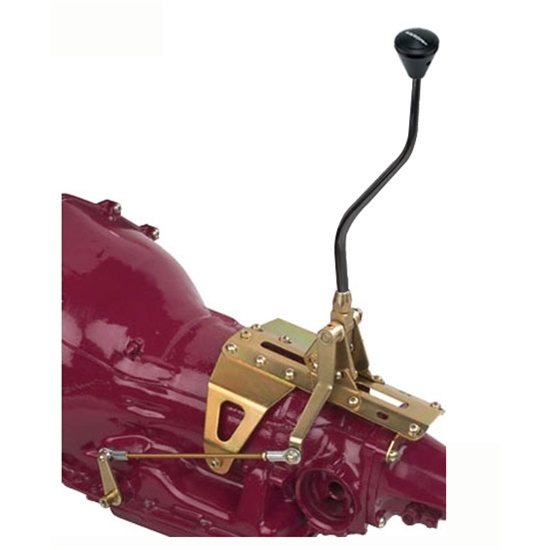 Lokar CM350AXMB Midnight Series Trans Shifter, GM TH-350, 23 Inch