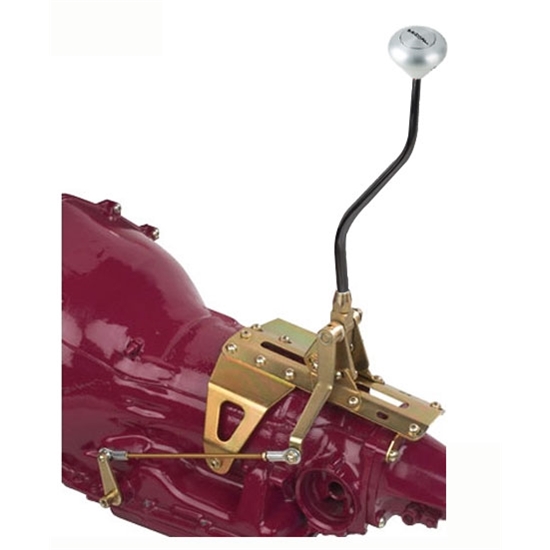 Lokar XATS6400ANM Midnight Series Shifter, TH-400, 23 Inch, Mushroom