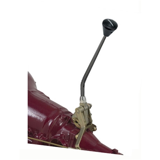 Lokar XATS64L8DTMB Midnight Series Shifter, 4L80, 10 Inch, Tailmount