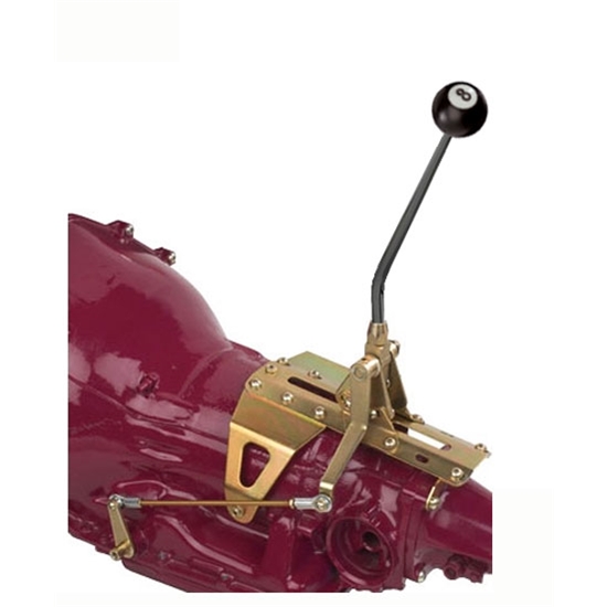 Lokar XATS6700A8 Midnight Series Trans Shifter, 700-R4, 23 In., 8-Ball