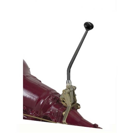 Lokar XATS6AODCTMB Midnight Series Shifter, AOD, 12 Inch, Tailmount