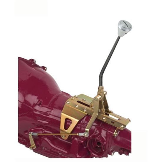 Lokar XATS6FMXCB Midnight Series Auto Trans Shifter, Ford FMX, 12 Inch