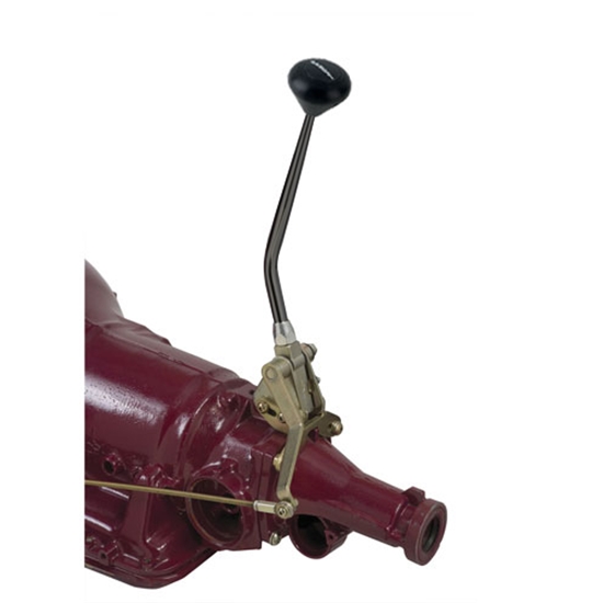 Lokar XATS6FMXCTMB Midnight Series Shifter, Ford FMX, 12 In, Tailmount