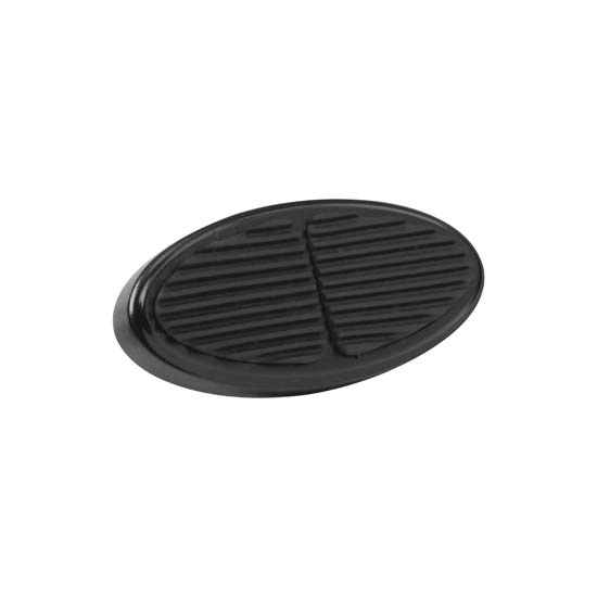 Lokar XBAG-6106 Midnight Series Mini Oval Billet Aluminum Brake Pad