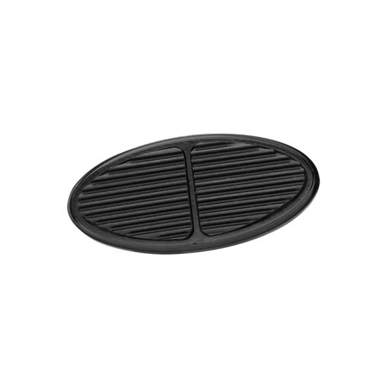 Lokar XBAG-6107 Midnight Series Standard Oval Billet Alum Brake Pad