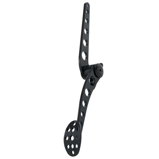Lokar XBAG-6151 Midnight Series Lakester Steel Throttle Pedal