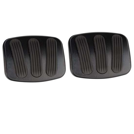 Lokar XBAG-6185 Midnight Series 1966-77 Bronco Brake/Clutch Pedal Pads